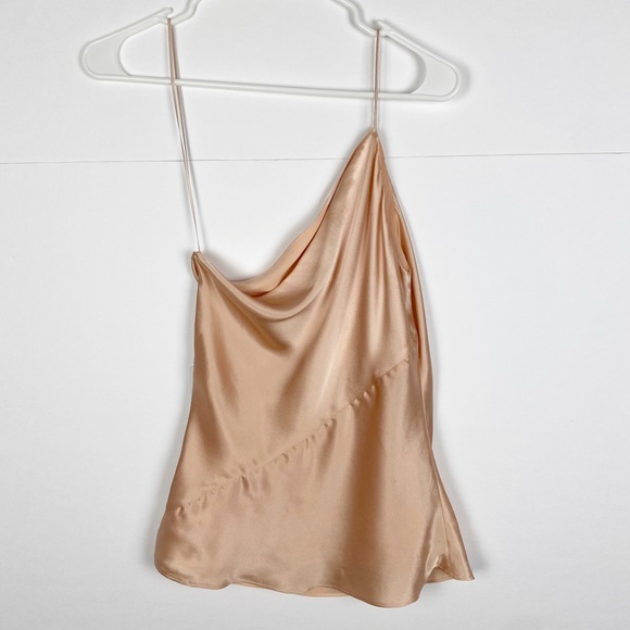 Amanda Uprichard Arly Top Silk One Shoulder Size XS - Picture 2 of 9